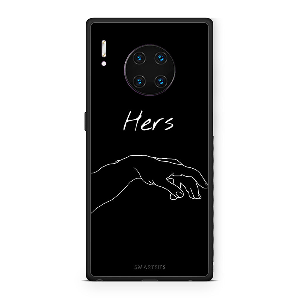 Huawei Mate 30 Pro Aeshetic Love 1 Θήκη Αγίου Βαλεντίνου από τη Smartfits με σχέδιο στο πίσω μέρος και μαύρο περίβλημα | Smartphone case with colorful back and black bezels by Smartfits