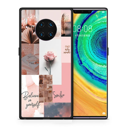 Θήκη Huawei Mate 30 Pro Aesthetic Collage από τη Smartfits με σχέδιο στο πίσω μέρος και μαύρο περίβλημα | Huawei Mate 30 Pro Aesthetic Collage case with colorful back and black bezels