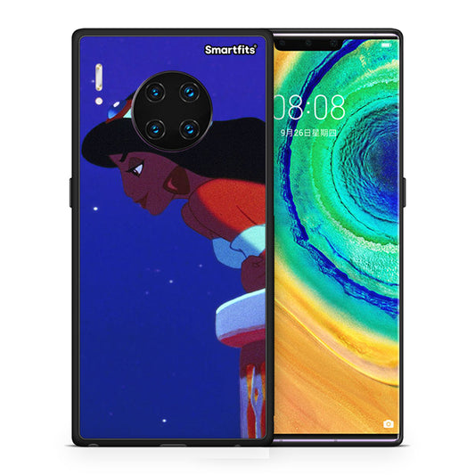 Θήκη Huawei Mate 30 Pro Alladin And Jasmine Love 2 από τη Smartfits με σχέδιο στο πίσω μέρος και μαύρο περίβλημα | Huawei Mate 30 Pro Alladin And Jasmine Love 2 case with colorful back and black bezels