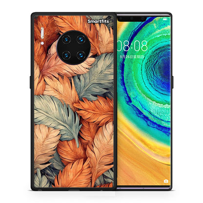 Θήκη Huawei Mate 30 Pro Autumn Leaves από τη Smartfits με σχέδιο στο πίσω μέρος και μαύρο περίβλημα | Huawei Mate 30 Pro Autumn Leaves case with colorful back and black bezels