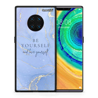 Thumbnail for Θήκη Huawei Mate 30 Pro Be Yourself από τη Smartfits με σχέδιο στο πίσω μέρος και μαύρο περίβλημα | Huawei Mate 30 Pro Be Yourself case with colorful back and black bezels