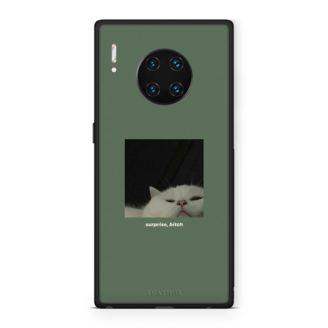 Huawei Mate 30 Pro Bitch Surprise θήκη από τη Smartfits με σχέδιο στο πίσω μέρος και μαύρο περίβλημα | Smartphone case with colorful back and black bezels by Smartfits