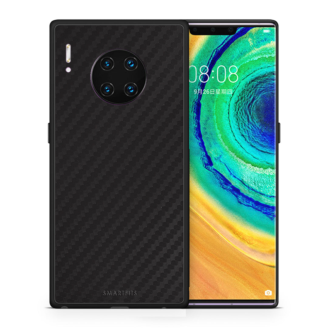 Θήκη Huawei Mate 30 Pro Carbon Black από τη Smartfits με σχέδιο στο πίσω μέρος και μαύρο περίβλημα | Huawei Mate 30 Pro Carbon Black case with colorful back and black bezels