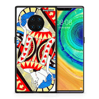 Thumbnail for Θήκη Huawei Mate 30 Pro Card Love από τη Smartfits με σχέδιο στο πίσω μέρος και μαύρο περίβλημα | Huawei Mate 30 Pro Card Love case with colorful back and black bezels