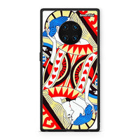 Thumbnail for Huawei Mate 30 Pro Card Love θήκη από τη Smartfits με σχέδιο στο πίσω μέρος και μαύρο περίβλημα | Smartphone case with colorful back and black bezels by Smartfits