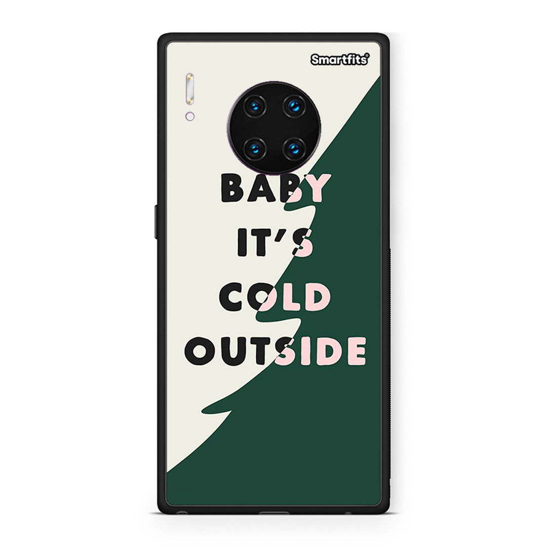 Huawei Mate 30 Pro Cold Outside θήκη από τη Smartfits με σχέδιο στο πίσω μέρος και μαύρο περίβλημα | Smartphone case with colorful back and black bezels by Smartfits