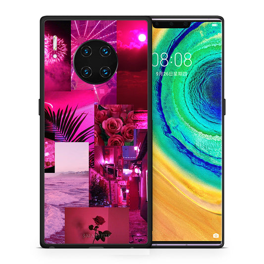 Collage Red Roses - Huawei Mate 30 Pro θήκη
