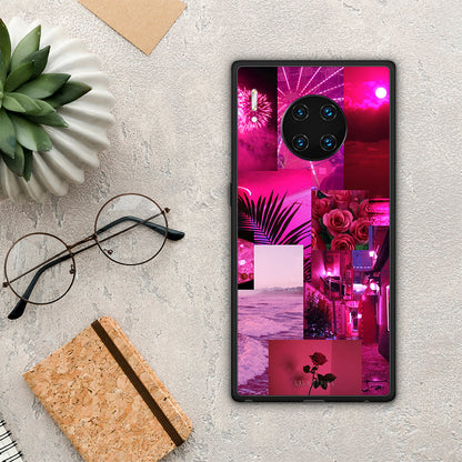 Collage Red Roses - Huawei Mate 30 Pro θήκη