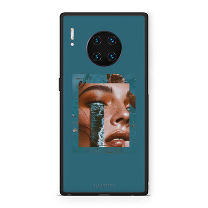 Huawei Mate 30 Pro Cry An Ocean θήκη από τη Smartfits με σχέδιο στο πίσω μέρος και μαύρο περίβλημα | Smartphone case with colorful back and black bezels by Smartfits