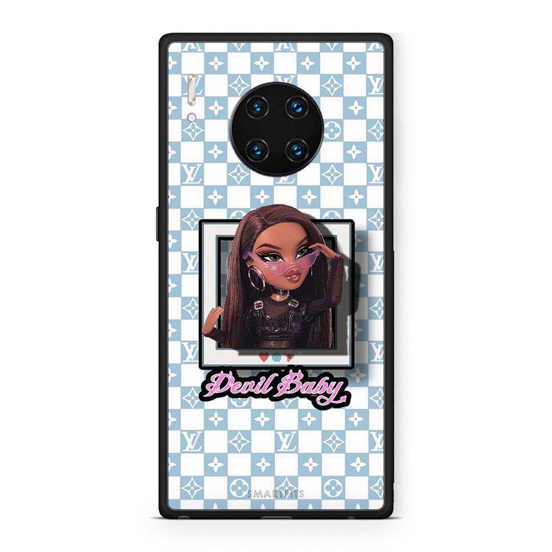 Huawei Mate 30 Pro Devil Baby Θήκη Αγίου Βαλεντίνου από τη Smartfits με σχέδιο στο πίσω μέρος και μαύρο περίβλημα | Smartphone case with colorful back and black bezels by Smartfits