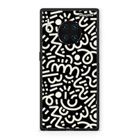 Thumbnail for Huawei Mate 30 Pro Doodle Art θήκη από τη Smartfits με σχέδιο στο πίσω μέρος και μαύρο περίβλημα | Smartphone case with colorful back and black bezels by Smartfits