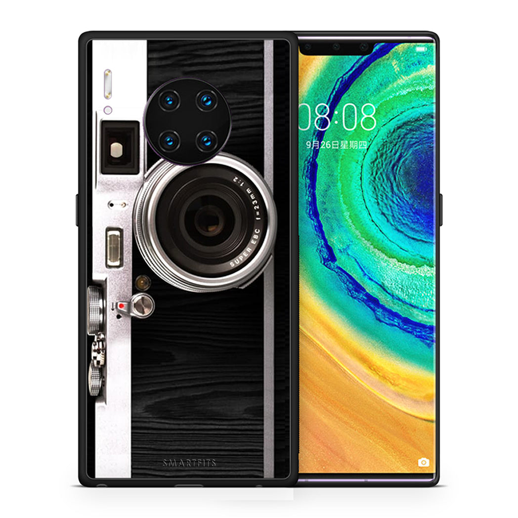 Θήκη Huawei Mate 30 Pro Emily In Paris από τη Smartfits με σχέδιο στο πίσω μέρος και μαύρο περίβλημα | Huawei Mate 30 Pro Emily In Paris case with colorful back and black bezels