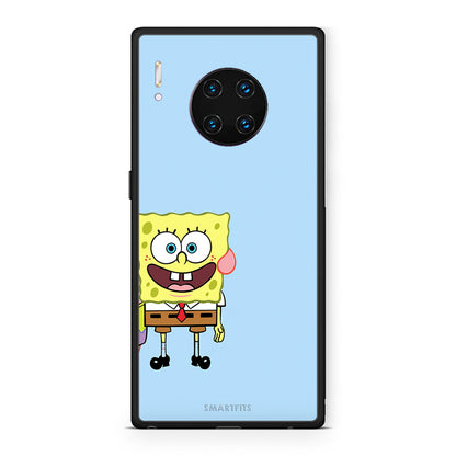 Huawei Mate 30 Pro Friends Bob θήκη από τη Smartfits με σχέδιο στο πίσω μέρος και μαύρο περίβλημα | Smartphone case with colorful back and black bezels by Smartfits