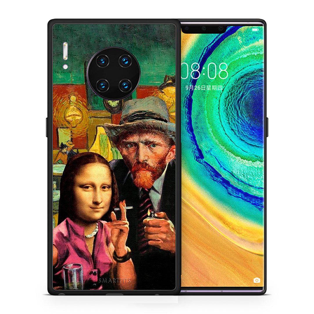 Θήκη Huawei Mate 30 Pro Funny Art από τη Smartfits με σχέδιο στο πίσω μέρος και μαύρο περίβλημα | Huawei Mate 30 Pro Funny Art case with colorful back and black bezels