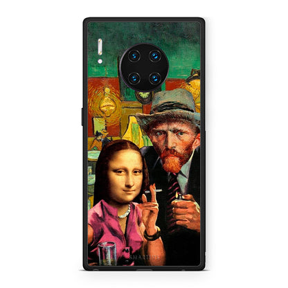 Huawei Mate 30 Pro Funny Art θήκη από τη Smartfits με σχέδιο στο πίσω μέρος και μαύρο περίβλημα | Smartphone case with colorful back and black bezels by Smartfits