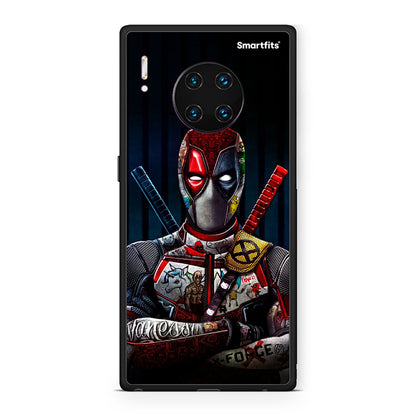 Huawei Mate 30 Pro Funny Guy θήκη από τη Smartfits με σχέδιο στο πίσω μέρος και μαύρο περίβλημα | Smartphone case with colorful back and black bezels by Smartfits