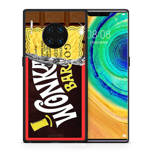 Θήκη Huawei Mate 30 Pro Golden Ticket από τη Smartfits με σχέδιο στο πίσω μέρος και μαύρο περίβλημα | Huawei Mate 30 Pro Golden Ticket case with colorful back and black bezels