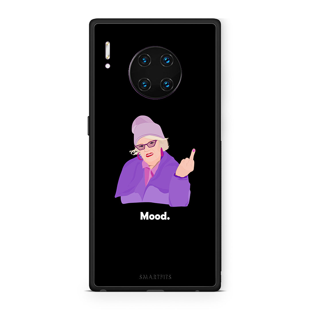 Huawei Mate 30 Pro Grandma Mood Black θήκη από τη Smartfits με σχέδιο στο πίσω μέρος και μαύρο περίβλημα | Smartphone case with colorful back and black bezels by Smartfits