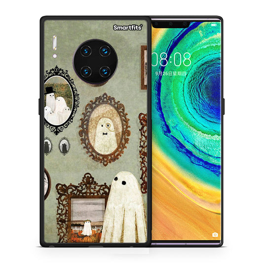 Θήκη Huawei Mate 30 Pro Halloween Ghost Season από τη Smartfits με σχέδιο στο πίσω μέρος και μαύρο περίβλημα | Huawei Mate 30 Pro Halloween Ghost Season case with colorful back and black bezels
