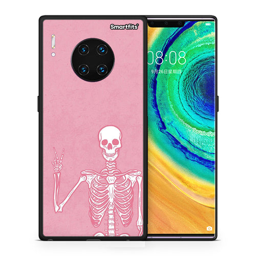 Θήκη Huawei Mate 30 Pro Halloween Motivation από τη Smartfits με σχέδιο στο πίσω μέρος και μαύρο περίβλημα | Huawei Mate 30 Pro Halloween Motivation case with colorful back and black bezels