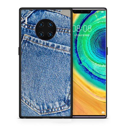 Θήκη Huawei Mate 30 Pro Jeans Pocket από τη Smartfits με σχέδιο στο πίσω μέρος και μαύρο περίβλημα | Huawei Mate 30 Pro Jeans Pocket case with colorful back and black bezels