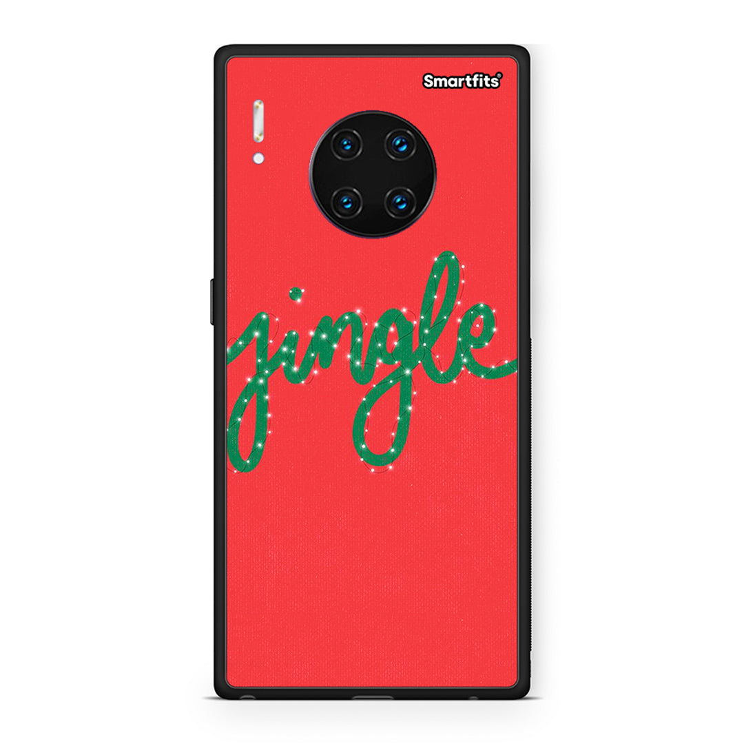 Huawei Mate 30 Pro Jingle Xmas θήκη από τη Smartfits με σχέδιο στο πίσω μέρος και μαύρο περίβλημα | Smartphone case with colorful back and black bezels by Smartfits