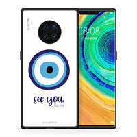 Thumbnail for Θήκη Huawei Mate 30 Pro Karma Says από τη Smartfits με σχέδιο στο πίσω μέρος και μαύρο περίβλημα | Huawei Mate 30 Pro Karma Says case with colorful back and black bezels