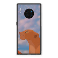 Thumbnail for Huawei Mate 30 Pro Lion Love 2 Θήκη Αγίου Βαλεντίνου από τη Smartfits με σχέδιο στο πίσω μέρος και μαύρο περίβλημα | Smartphone case with colorful back and black bezels by Smartfits
