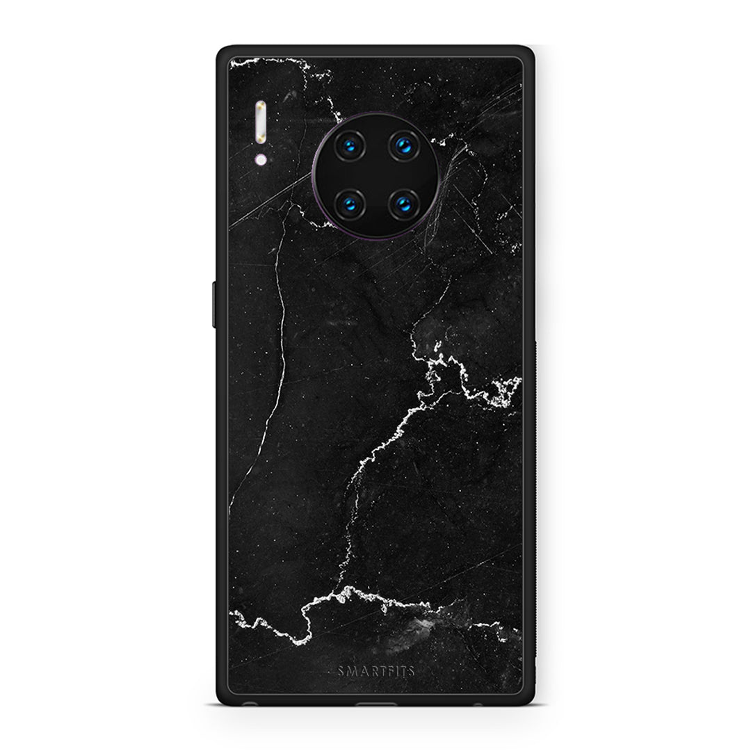 Huawei Mate 30 Pro Marble Black θήκη από τη Smartfits με σχέδιο στο πίσω μέρος και μαύρο περίβλημα | Smartphone case with colorful back and black bezels by Smartfits