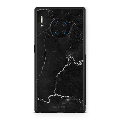 Huawei Mate 30 Pro Marble Black θήκη από τη Smartfits με σχέδιο στο πίσω μέρος και μαύρο περίβλημα | Smartphone case with colorful back and black bezels by Smartfits