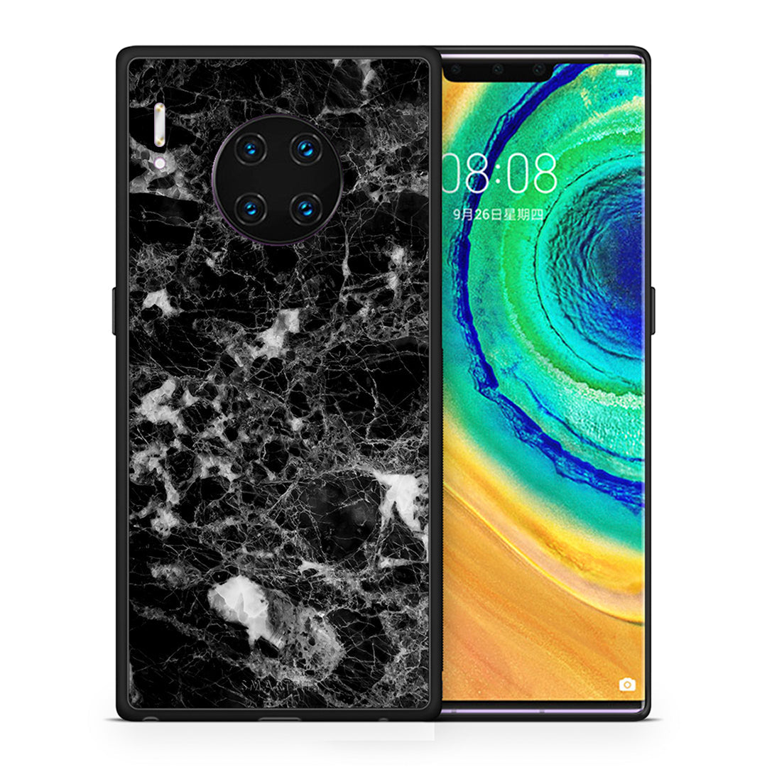 Θήκη Huawei Mate 30 Pro Male Marble από τη Smartfits με σχέδιο στο πίσω μέρος και μαύρο περίβλημα | Huawei Mate 30 Pro Male Marble case with colorful back and black bezels
