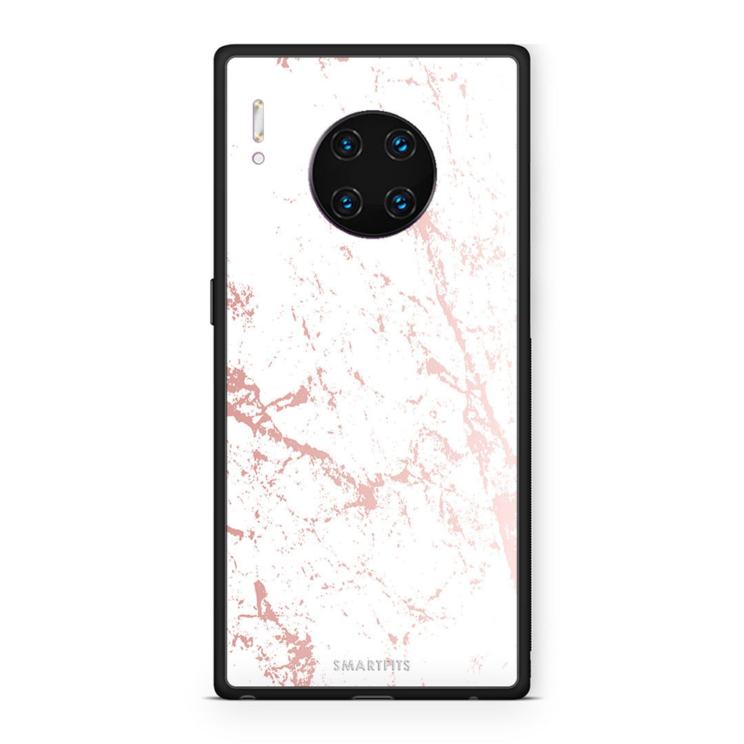 116 - Huawei Mate 30 Pro Pink Splash Marble case, cover, bumper