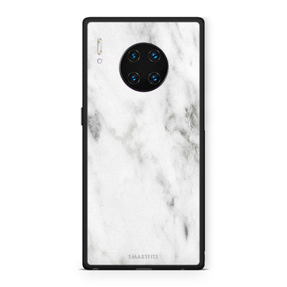 2 - Huawei Mate 30 Pro White marble case, cover, bumper