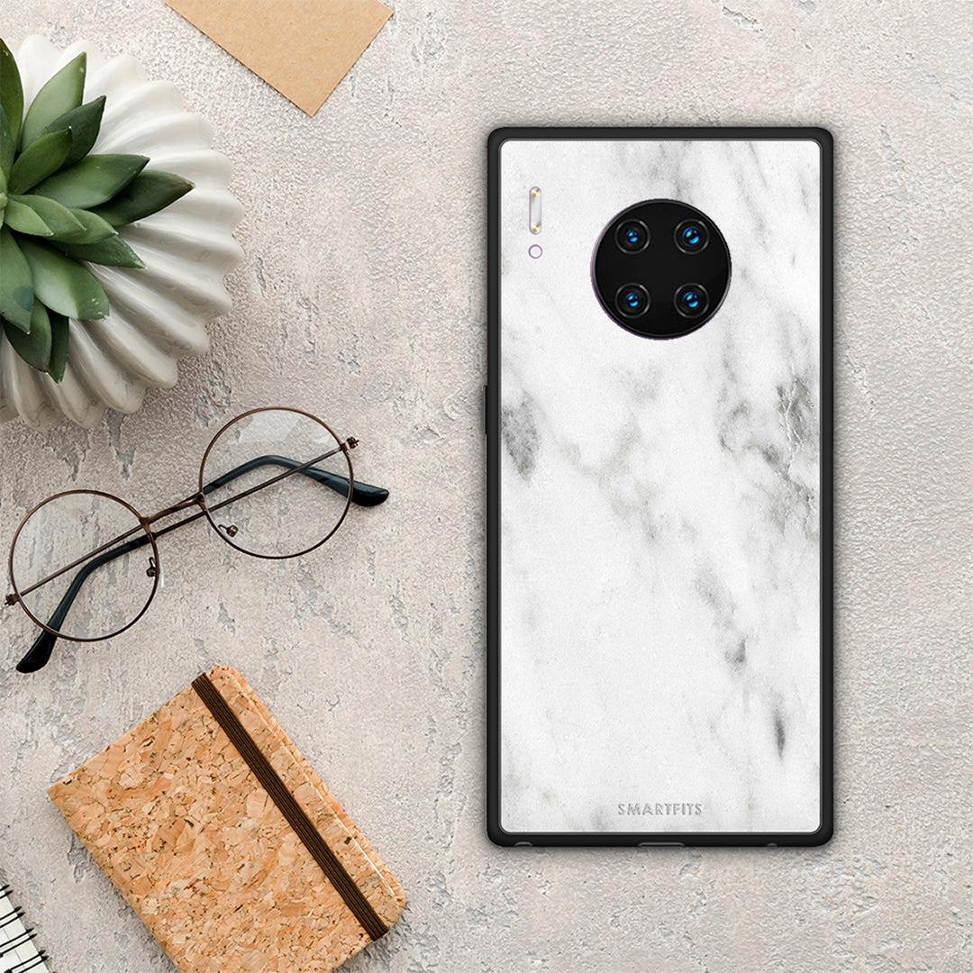 Marble White - Huawei Mate 30 Pro θήκη