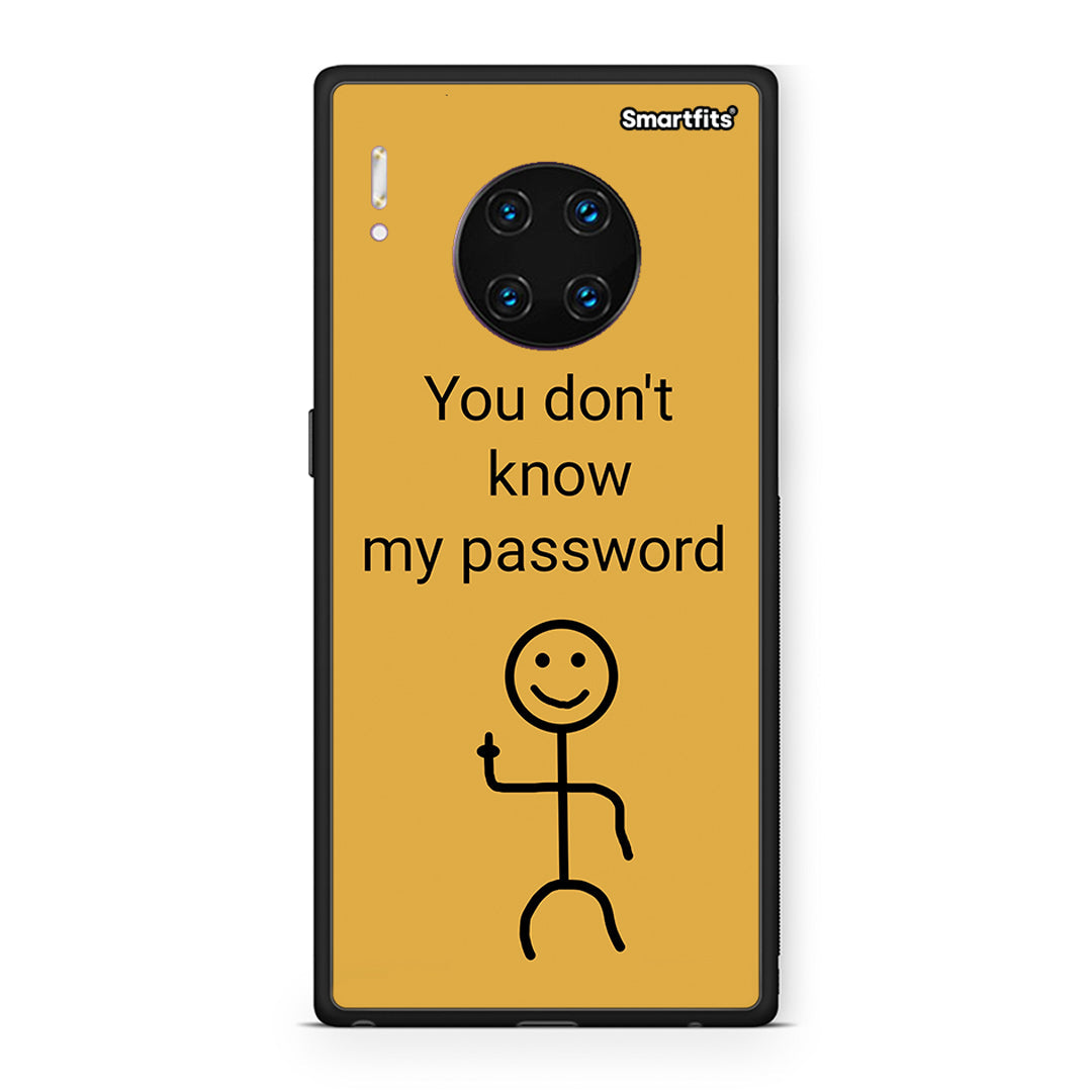Huawei Mate 30 Pro My Password θήκη από τη Smartfits με σχέδιο στο πίσω μέρος και μαύρο περίβλημα | Smartphone case with colorful back and black bezels by Smartfits