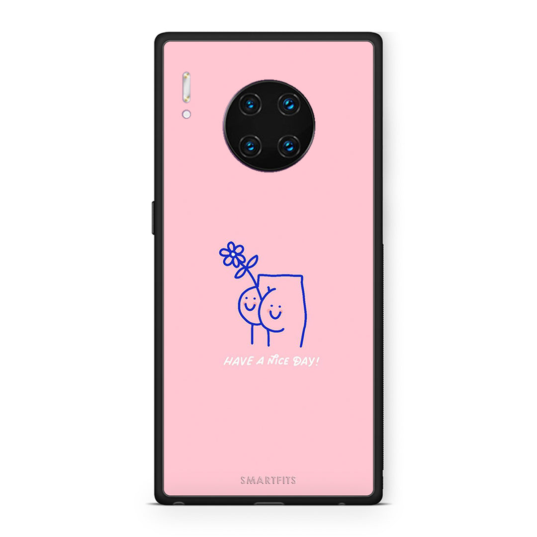 Huawei Mate 30 Pro Nice Day θήκη από τη Smartfits με σχέδιο στο πίσω μέρος και μαύρο περίβλημα | Smartphone case with colorful back and black bezels by Smartfits