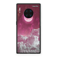 Thumbnail for Huawei Mate 30 Pro Pink Moon θήκη από τη Smartfits με σχέδιο στο πίσω μέρος και μαύρο περίβλημα | Smartphone case with colorful back and black bezels by Smartfits