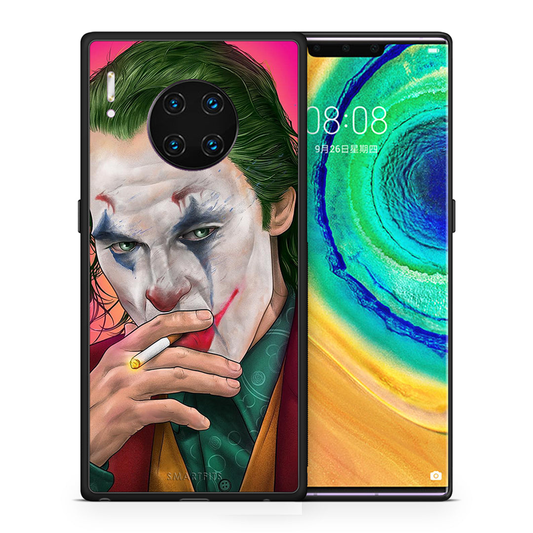 Θήκη Huawei Mate 30 Pro JokesOnU PopArt από τη Smartfits με σχέδιο στο πίσω μέρος και μαύρο περίβλημα | Huawei Mate 30 Pro JokesOnU PopArt case with colorful back and black bezels