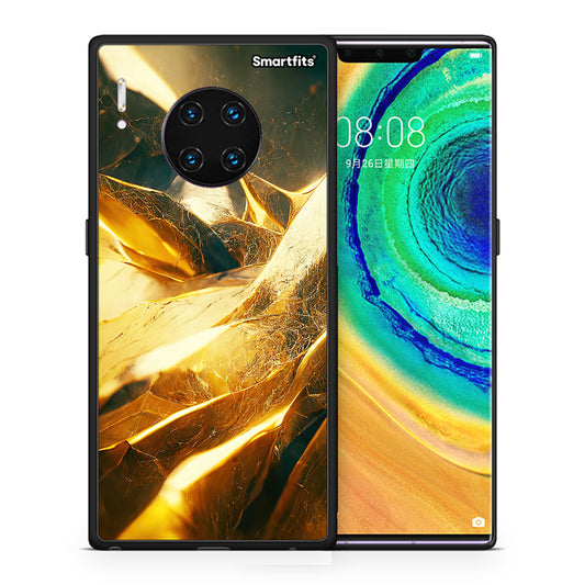 Θήκη Huawei Mate 30 Pro Real Gold από τη Smartfits με σχέδιο στο πίσω μέρος και μαύρο περίβλημα | Huawei Mate 30 Pro Real Gold case with colorful back and black bezels