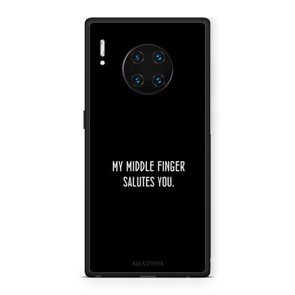 Huawei Mate 30 Pro Salute θήκη από τη Smartfits με σχέδιο στο πίσω μέρος και μαύρο περίβλημα | Smartphone case with colorful back and black bezels by Smartfits