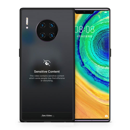 Θήκη Huawei Mate 30 Pro Sensitive Content από τη Smartfits με σχέδιο στο πίσω μέρος και μαύρο περίβλημα | Huawei Mate 30 Pro Sensitive Content case with colorful back and black bezels