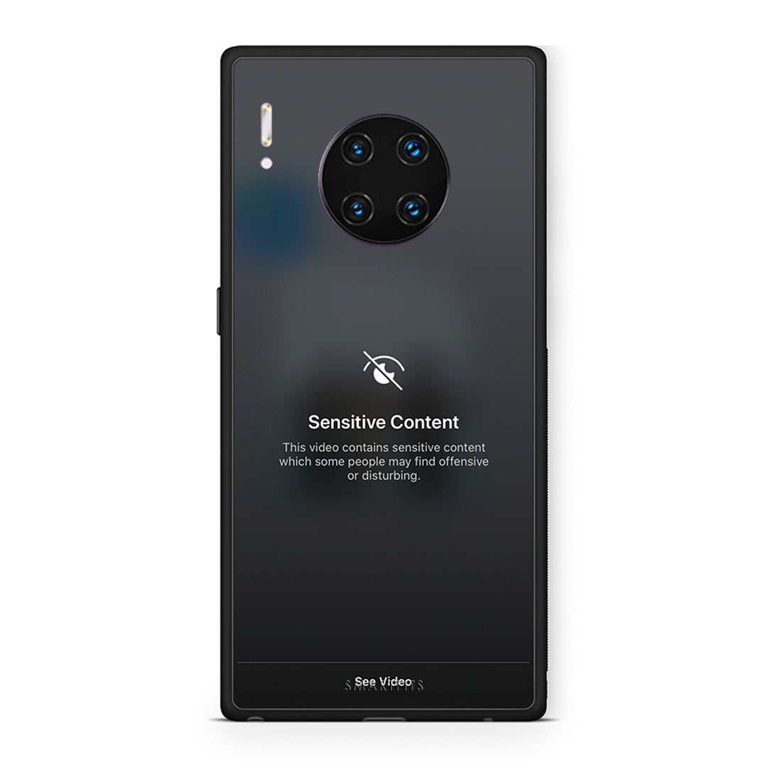 Huawei Mate 30 Pro Sensitive Content θήκη από τη Smartfits με σχέδιο στο πίσω μέρος και μαύρο περίβλημα | Smartphone case with colorful back and black bezels by Smartfits