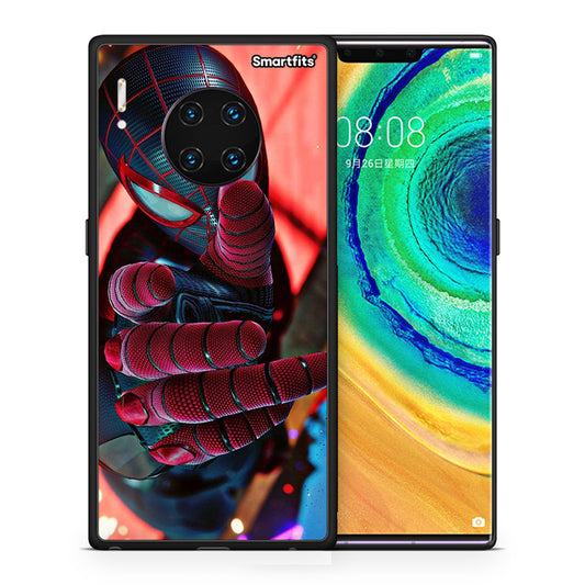 Θήκη Huawei Mate 30 Pro Spider Hand από τη Smartfits με σχέδιο στο πίσω μέρος και μαύρο περίβλημα | Huawei Mate 30 Pro Spider Hand case with colorful back and black bezels