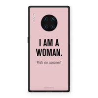 Thumbnail for Huawei Mate 30 Pro Superpower Woman θήκη από τη Smartfits με σχέδιο στο πίσω μέρος και μαύρο περίβλημα | Smartphone case with colorful back and black bezels by Smartfits