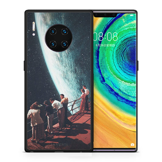 Θήκη Huawei Mate 30 Pro Surreal View από τη Smartfits με σχέδιο στο πίσω μέρος και μαύρο περίβλημα | Huawei Mate 30 Pro Surreal View case with colorful back and black bezels