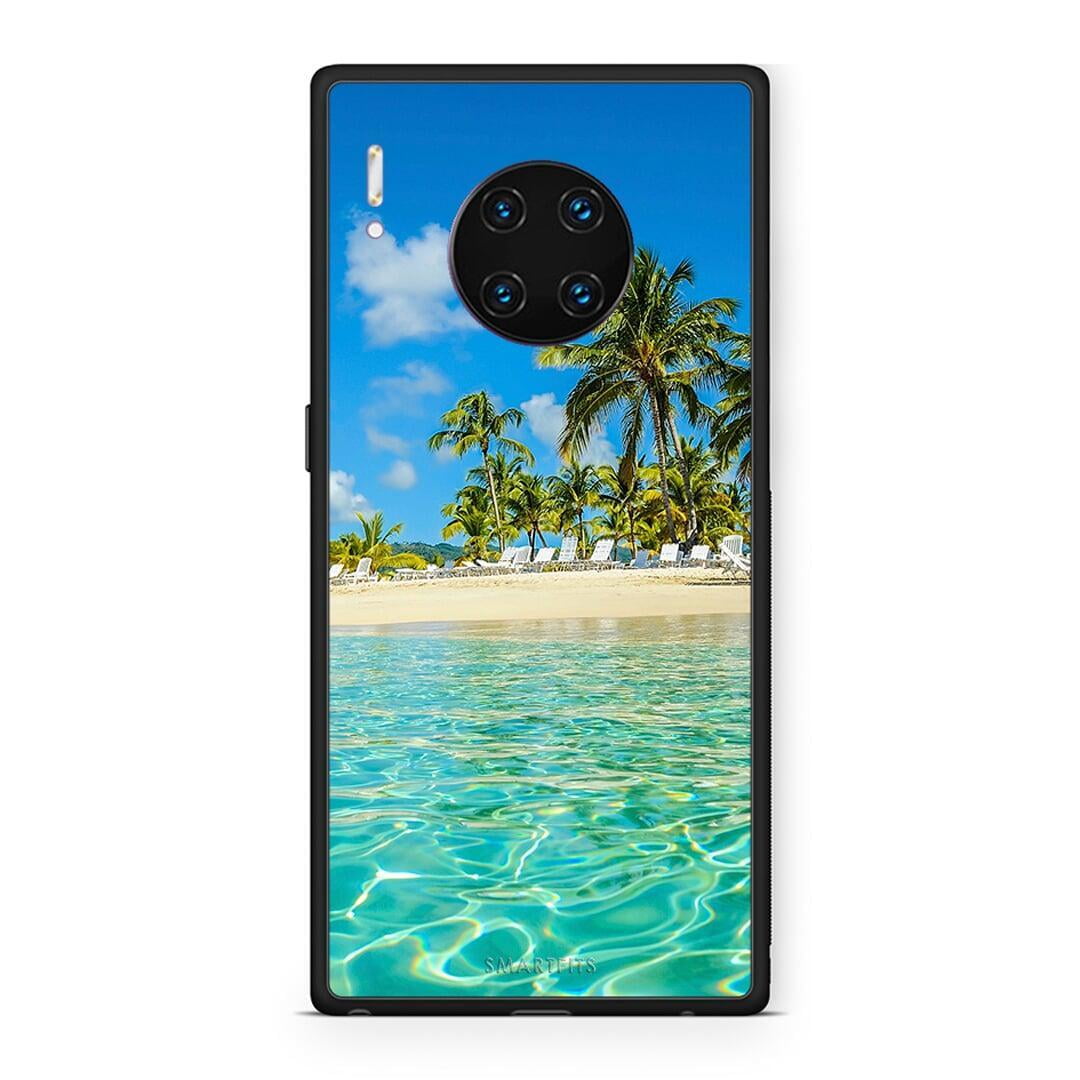 Huawei Mate 30 Pro Tropical Vibes Θήκη από τη Smartfits με σχέδιο στο πίσω μέρος και μαύρο περίβλημα | Smartphone case with colorful back and black bezels by Smartfits