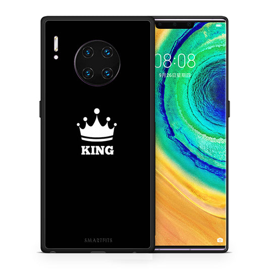Θήκη Huawei Mate 30 Pro King Valentine από τη Smartfits με σχέδιο στο πίσω μέρος και μαύρο περίβλημα | Huawei Mate 30 Pro King Valentine case with colorful back and black bezels