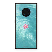 Thumbnail for Huawei Mate 30 Pro Water Flower Θήκη από τη Smartfits με σχέδιο στο πίσω μέρος και μαύρο περίβλημα | Smartphone case with colorful back and black bezels by Smartfits