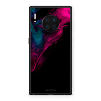 Thumbnail for 4 - Huawei Mate 30 Pro Pink Black Watercolor case, cover, bumper
