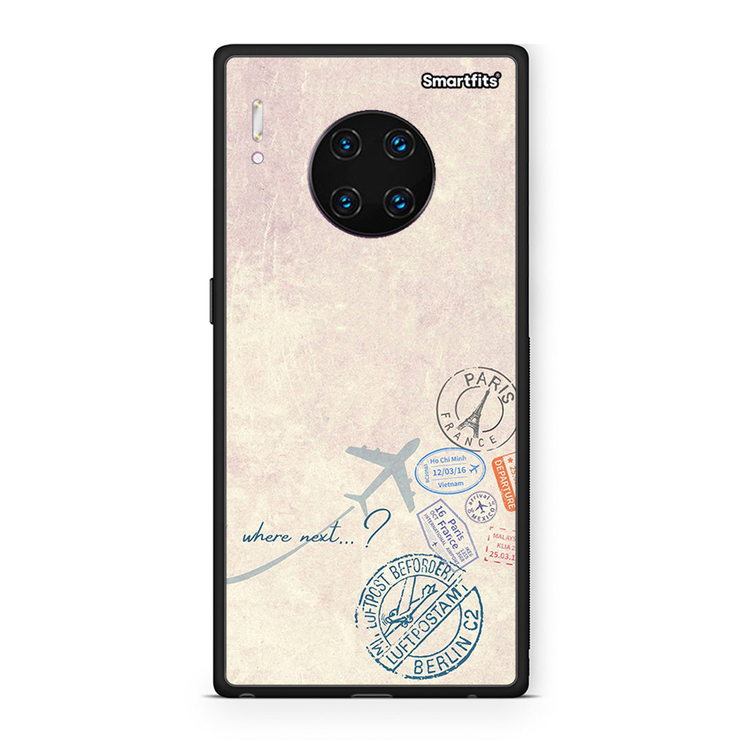 Huawei Mate 30 Pro Where Next θήκη από τη Smartfits με σχέδιο στο πίσω μέρος και μαύρο περίβλημα | Smartphone case with colorful back and black bezels by Smartfits
